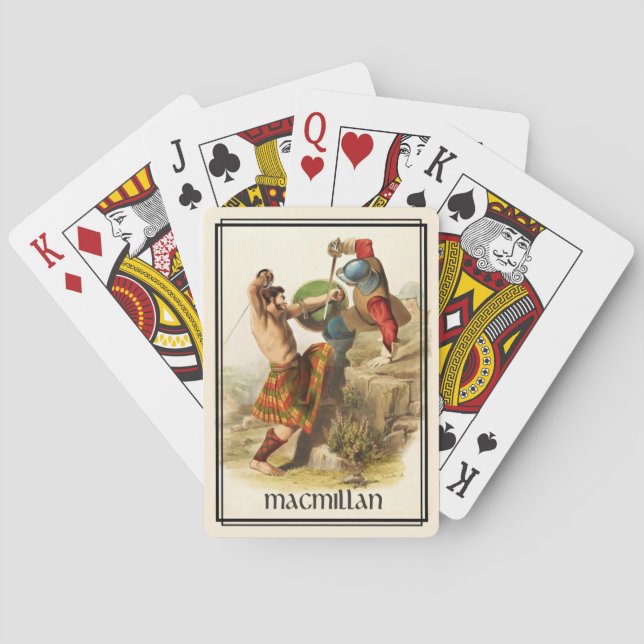 Baralho Clássico Clan MacMillan Escócia (Verso)