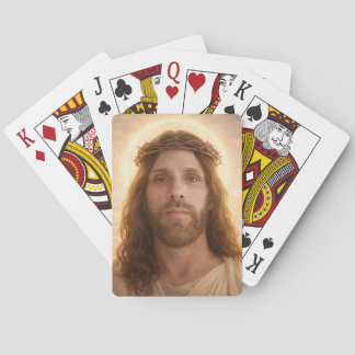 Baralho Clássico Personalizado com Retrato de Jesu