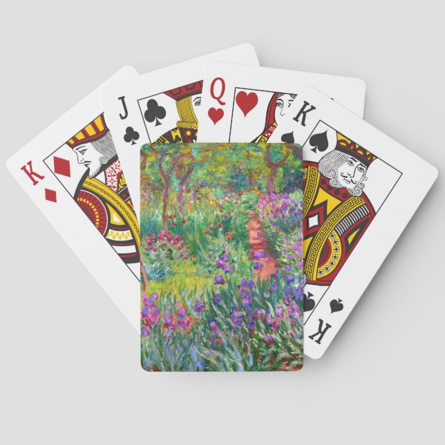 Baralho Claude Monet: Jardim Íris em Giverny (Verso)