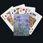 Baralho Claude Monet Lila Irises<br><div class="desc">Lilac Irises. Pintado por Claude Monet por volta de 1914-17. Esta imagem está no dominio público.</div>