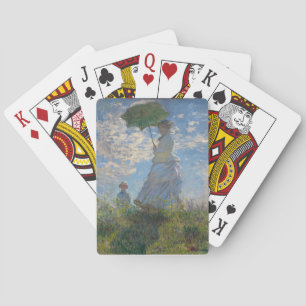 Baralho Claude Monet Mulher com um Guarda-Sol Arte Fina