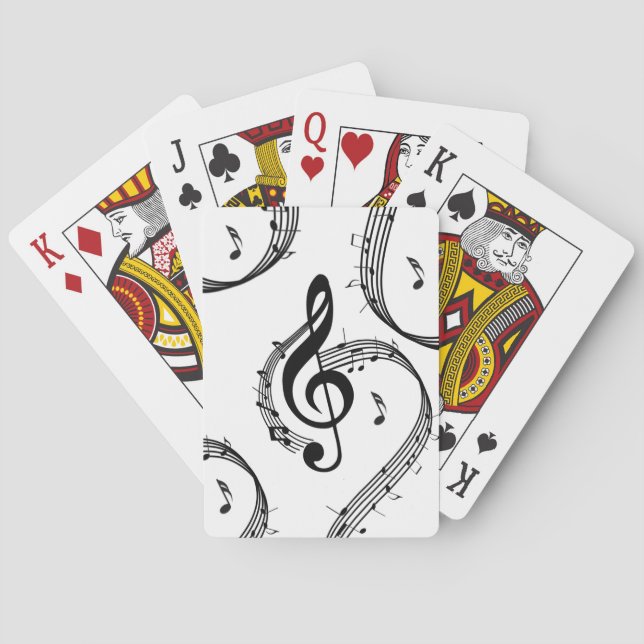 Baralho Climactic G Clef Music (Verso)