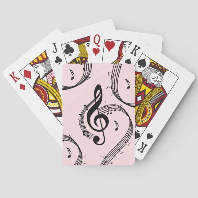 Baralho Climactic G Clef Music Pink (Verso)