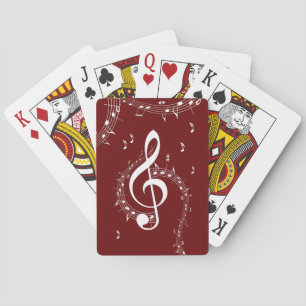 Baralho Climactic G Clef Music Red