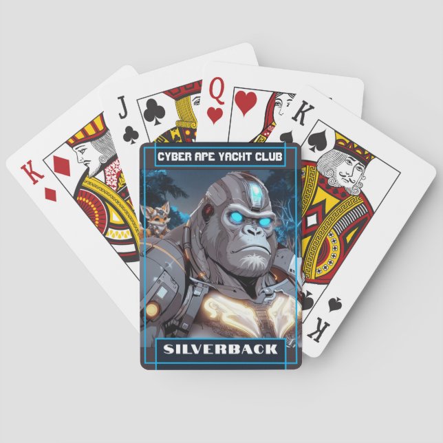 Baralho Clube do Iate do Macaco Cibernético - Cartas de Ba (Verso)
