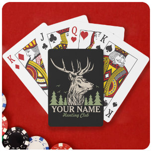 Baralho Clube Personalizado de Caça a Deer Elk Antler