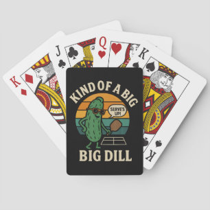 Baralho Clube Social de Pickleball Engraçado Big Dill