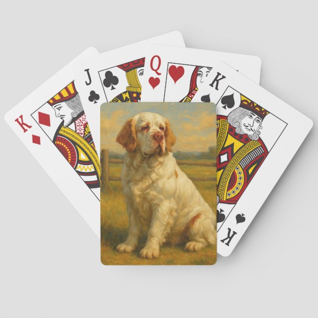 Baralho Clumber Spaniel (Verso)