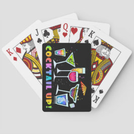 BARALHO COCKTAIL UP VIDRAÇAS JOGANDO PLACAS DECK