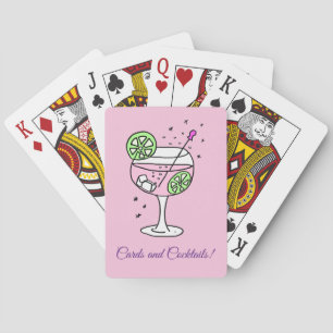 Baralho Cocktails de Gin Rosa