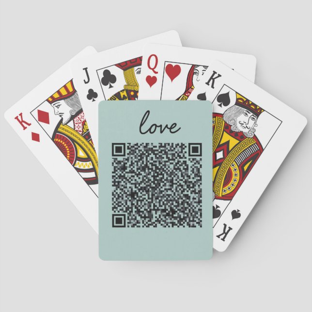 Baralho Código QR de Amor (Verso)