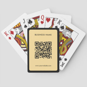 Baralho Código QR de Texto Personalizado Upload Logotipo E