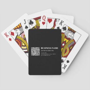 Baralho Código QR personalizado e texto retrô-moderno edit