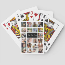 Baralho Colagem de Fotos do Instagram - Até 14 fotos Branc