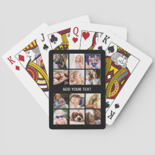 Baralho Colagem de Fotos Personalizada 12