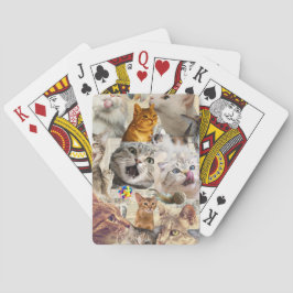 Baralho Colagem de Gatos e Brinquedos