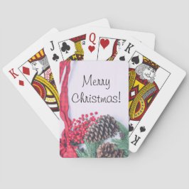 Baralho Coleção de Cones de Pinho Feriado