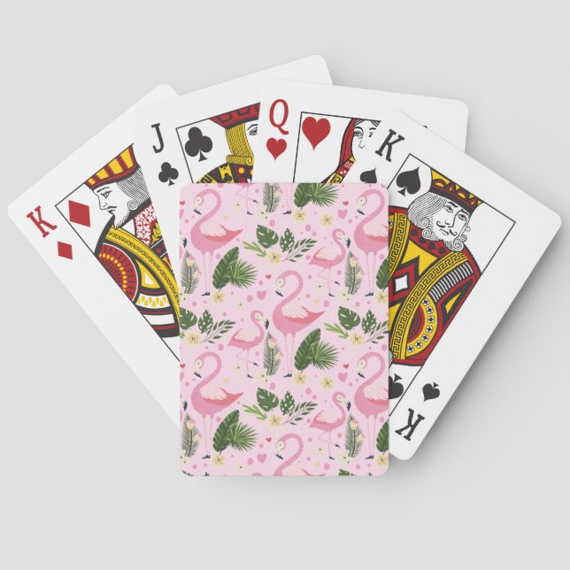 Baralho Coleção de Verão Flamingo Um Design 8 (Verso)