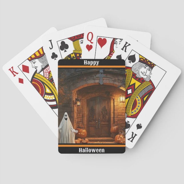 Baralho Coleção Spooky Ghost Halloween (Verso)