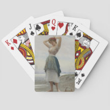 Coletando pedras na praia