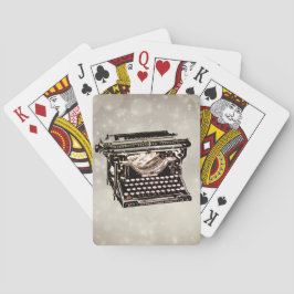 Baralho Coletor Antiquado de Máquina de Digitalização