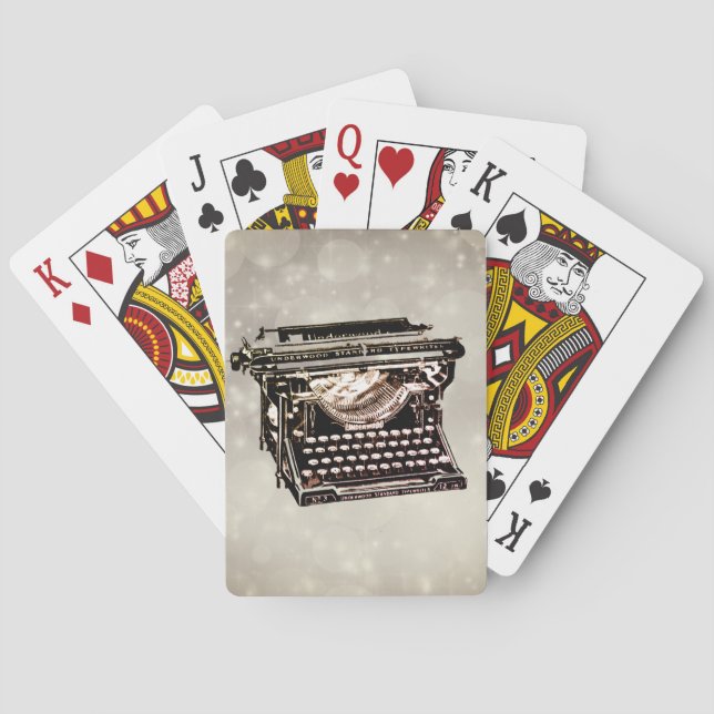 Baralho Coletor Antiquado de Máquina de Digitalização (Verso)