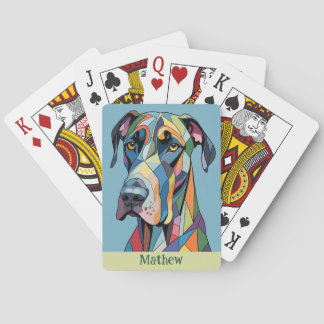 Baralho Colorful Cubist Great Dane 