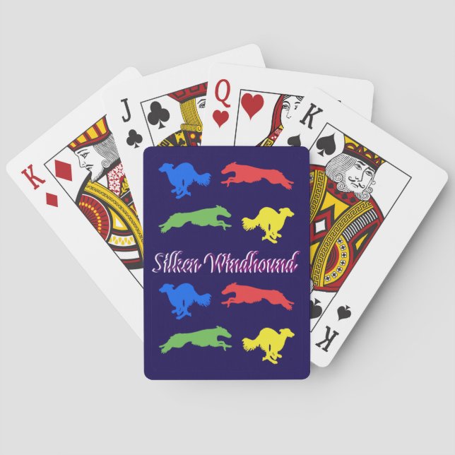 Baralho Colorful Silken Windhounds  (Verso)