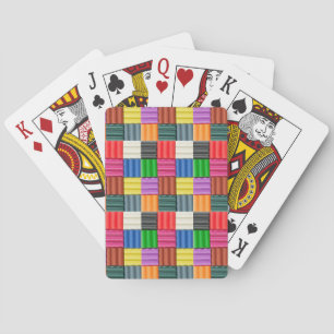 Baralho Colorful square pattern