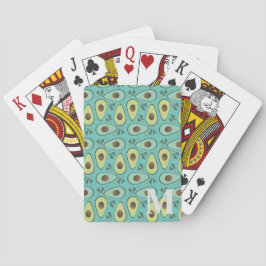 Baralho Comida de Abacate e Coentro Fofa