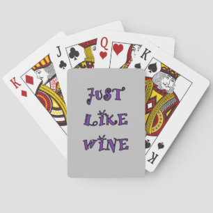 Baralho COMO VINHO jogando cartas