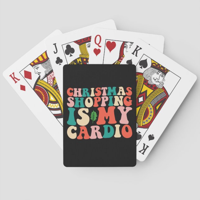 Baralho Comprar Natal É O Meu Feriado Cardio (Verso)
