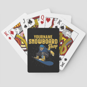 Baralho Compro de Snowboard Personalizado da Borda de Neve
