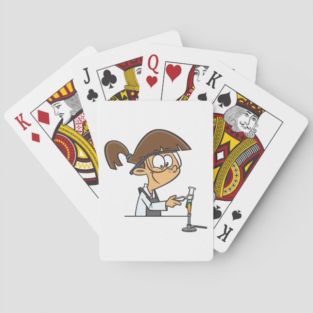 Baralho Conduzir Um Experimento De Ciência (Verso)