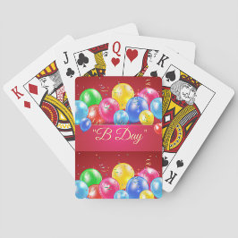 Baralho Configuração do Jogo de Cartas de Aniversário