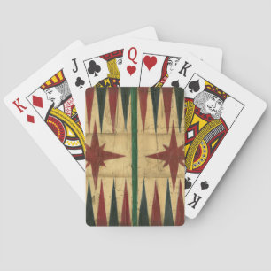 Baralho Conselho de Jogo Antiquado do Backgammon por Ethan
