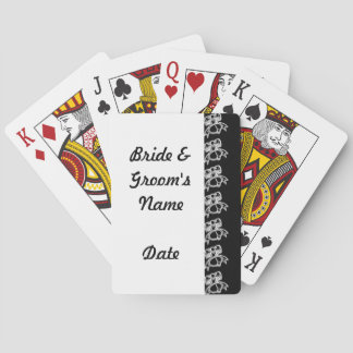 Baralho Convés de casamento de cartas de jogar favores