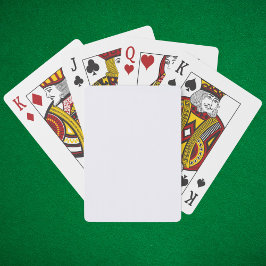 Baralho Cor Sólida Branca do Fantasma