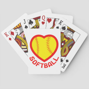 Baralho Coração do softball