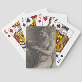 Baralho Corpo de um Homem Segurando o Crânio (por Albert E