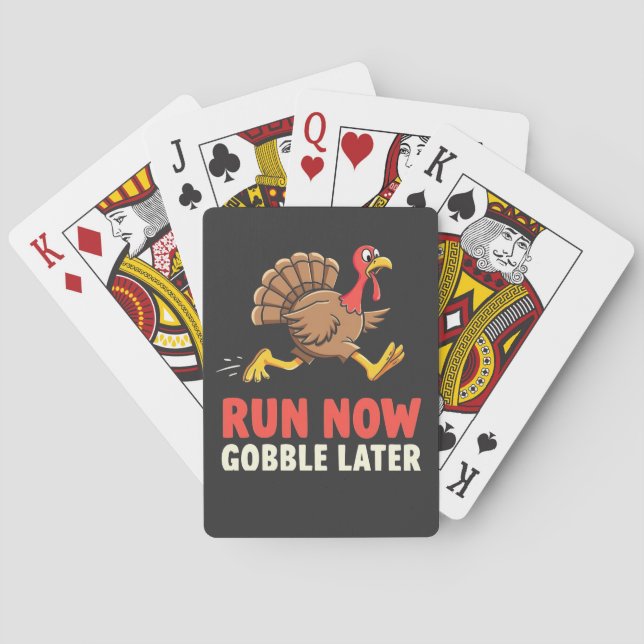 Baralho Correr Agora Gobble Depois da Maratona Turca (Verso)