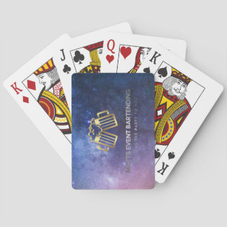 Baralho Corresponde às placas de jogar logotipos bartendin