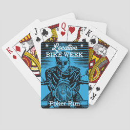 Baralho Corrida de Poker da Semana da Moto Personalizar Ev