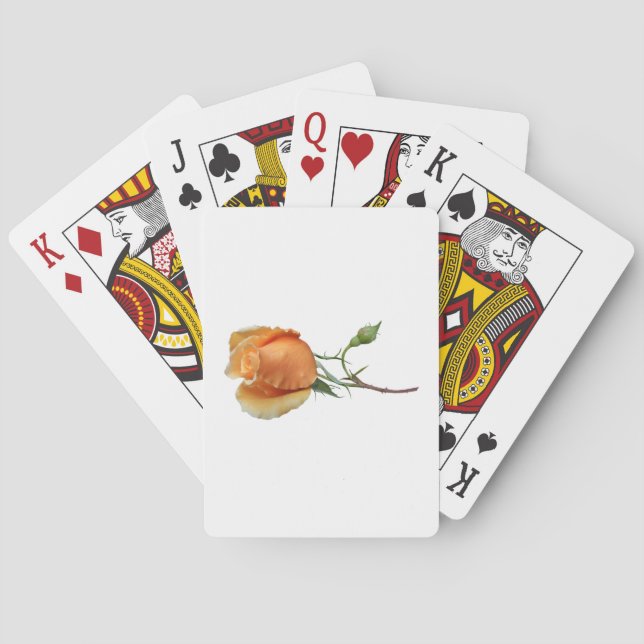 Baralho Corte de rosa solteiro (Verso)