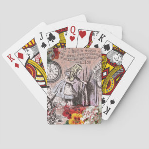 Baralho Cortina de nonsense da Alice no país das maravilha