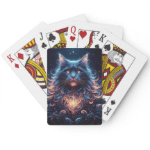 Cosmic Cat Playing Cards