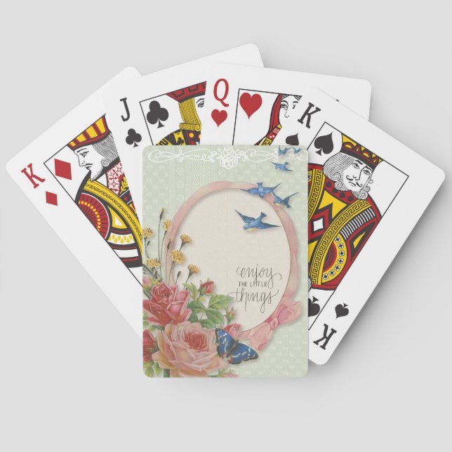 Baralho Cottage Rose Classic Playing Cards (Verso)