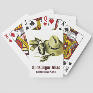 Baralho Cowboy Action Shooting Fast Draw Playing Card Deck
