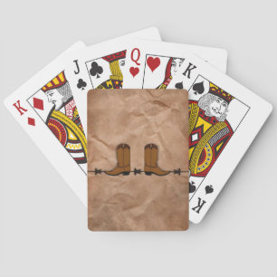 Baralho Cowboy Boca A Jogar Cartas