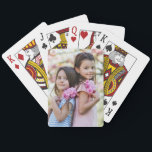 Baralho Create your Own Photo<br><div class="desc">Personalized Photo Playing Cards. These custom playing cards feature your chosen photo printed on the back of every card, making them a sweet and personal gift for grandparents or any family member. Add a favorite family picture, a vacation snapshot, or a photo of someone special to turn a simple deck...</div>